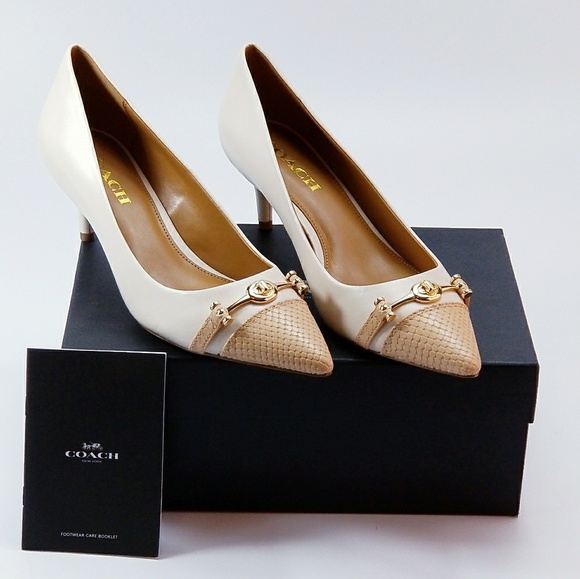 🚫SOLD🚫NIB COACH LAURI POINTED TOE HEEL PUMPS - Picture 3 of 8